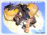 Recette Pintade sauce aux trompettes de la mort