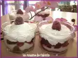 Recette Verrines rapide de framboise à la crème pâtissière et chantilly