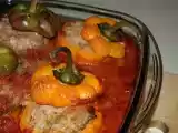 Recette Poivron farci à la viande à ma façon