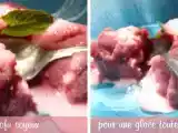 Recette Glace à la fraise et tofu soyeux