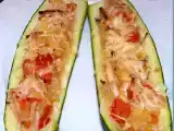 Recette Courgettes farcies aux poivrons et oignons