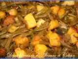Recette Poêlée haricots verts pommes de terre