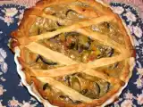 Recette Tarte feuilletée au curry d'aubergine