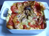 Recette Clafoutis tomates-sardines.