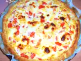 Recette Quiche jambon / tomates / mozzarella