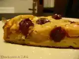 Recette Flamusse aux pommes et cerises