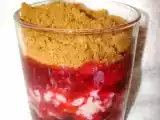 Recette Verrine riz vanillé, framboises et spéculoos