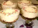 Recette Mousse au chocolat blanc aux speculoos sur lit de poires caramel