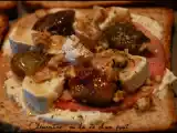 Recette Tartines chèvre, miel, figues et noix