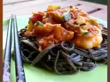 Recette Curry de gambas et nouilles soba!