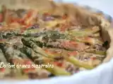 Recette Tarte aux asperges et aux champignons