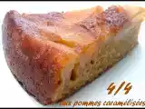 Recette Simple, facile & délicieux quatre quarts aux pommes caramélisées