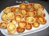 Recette Mini tartelettes salees tomates courgettes jambon fromage
