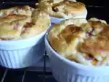 Recette Soufflé aux tomates séchées et jambon de bayonne.