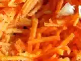 Recette Carottes râpées à l'échalote