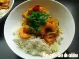 Recette Curry de crevettes au coco (sans lait de vache)