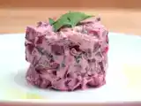 Recette Tartare de betteraves au chèvre & aux herbes fraîches