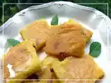 Recette Carrés de polenta basilic, jambon de parme et parmesan