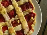 Recette Tarte à croisillons fraise rhubarbe