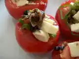 Recette Tomates farcies a la mozzarella et aux anchois