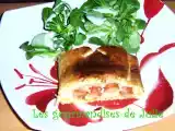 Recette Feuilleté courgette, curry, saucisse de strasbourg