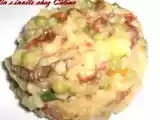 Recette Risotto aux petits pois et courgettes