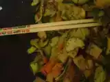 Recette Wok de légumes aux épices sauce soja et graines de sésame