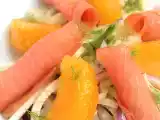 Recette Salade de fenouil, orange & saumon fumé