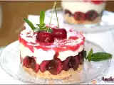Recette Cerises au mascarpone facon pana cotta