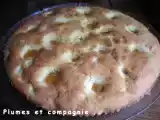 Recette Gâteau d'abricots et poires et coulis d'abricots