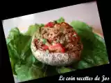 Recette Champignons portobello farcies aux tomates