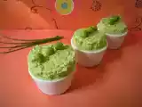 Recette Mousse de petits pois avec fromage frais, noisettes, ciboulette