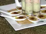 Recette Cuillères de crème brulée au foie gras et à la figue