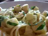 Recette Curry de linguine et pétoncles