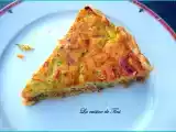 Recette Tarte courgettes, carottes râpées