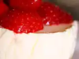 Recette Cheese cake léger, léger...... aux fraises
