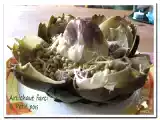 Recette Artichaut farci & petit pois