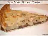 Recette Tarte fondante banane - chocolat