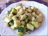 Recette Curry de courgettes et colin au lait de coco