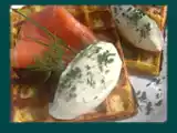 Recette Gaufres de pommes de terre au saumon fume et au mascarpone (entrée)