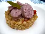 Recette Saucisse de molène à l'épeautre tomaté