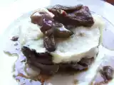 Recette Lièvre et cèpes confits, purée au panais & topinambour