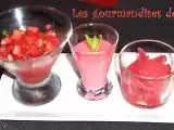 Recette Trio de gourmandises à la fraise