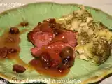 Recette Magret de canard et sa sauce miel/pain d'épices