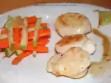 Recette Noix de st jacques poêlées et paillasson croustillant pommes-carottes