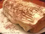 Recette Bûche de noël, et son glaçage moka-chocolat