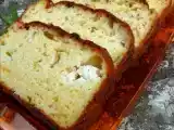 Recette Cake courgettes, chevre, menthe, basilic