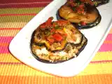 Recette Ravioles d'aubergines farcies à l'orientale, sauce aux agrumes et aux tomates séchées