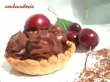 Recette Tartelettes aux cerises et mousse mascarpone-chocolat
