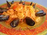 Recette L'excellent risotto aux fruits de mer et chorizo!